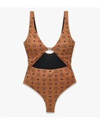 MCM - Monogram Print Swimsuit - Lyst