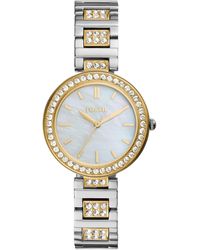 Fossil - Karli Three-hand, Gold-tone Stainless Steel Watch - Lyst