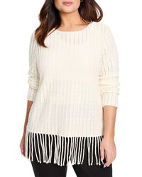 NIC+ZOE - Plus Beach Walk Sweater - Lyst