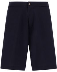 Herno - Tailored Shorts With Button Closure - Lyst
