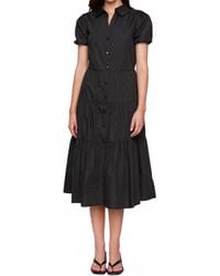 Charlie b - Short Sleeve Tiered Maxi Dress - Lyst