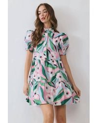 TCEC - Sweet Blossom Floral Mini Dress - Lyst