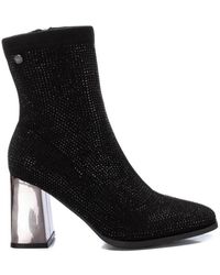 Xti - Casual Suede Booties - Lyst