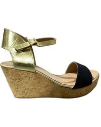 Eric Michael - Dora Ankle Strap Wedge Sandals - Lyst