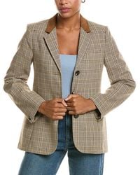 Rag & Bone - Evia Plaid Blazer - Lyst