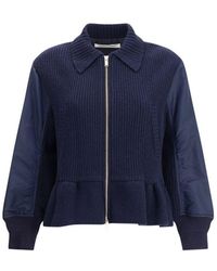 Undercover - Bomber Jacket With Wool Inserts - Lyst