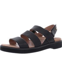 Vionic - Keomi Leather Flat Footbed Sandals - Lyst