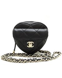Chanel - Leather Clutch Bag (pre-owned) - Lyst