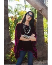 Jennafer Grace - Silk Velvet Scarf Top - Lyst