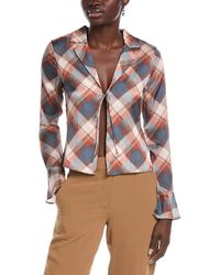 Sadie & Sage - Sage The Label Almost Famous Tie Front Blouse - Lyst