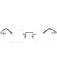 Montblanc - Square-Frame Titanium Optical Frames - Lyst