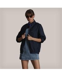 Members Only - Windbreaker Oversized Packable Jacket - Lyst