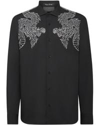 Philipp Plein - Shirt Sugar Daddy Cut Long-Sleeve Dragon - Lyst