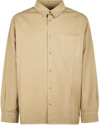 A.P.C. - Relaxed-Fit Classic Collar Shirt With Logo Detail - Lyst