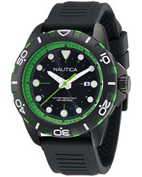 Nautica - Nsr Silicone Quartz Analog Watch - Lyst
