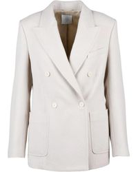 Eleventy - Double-Breasted Cashmere Jacket With Lined Interior - Lyst