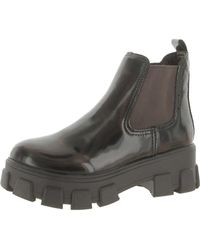 Circus by Sam Edelman - Larissa Patent Leather Pull On Chelsea Boots - Lyst