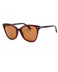 Tom Ford - Cat Eye Full Rim, With A Shiny Frame And Lens - Lyst