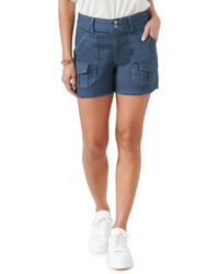 Democracy - High Rise Double Button Utility Short - Lyst
