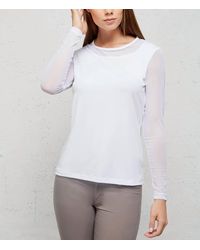 Anatomie - Kim Jersey Mesh Top I - Lyst