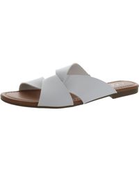 Sugar - Olena Faux Leather Slip On Flat Sandals - Lyst