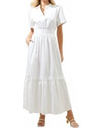 Sugarlips - Tamia Poplin Maxi Dress - Lyst