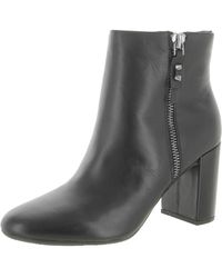 Nine West - Takes 9x9 Leather Ankle Booties - Lyst