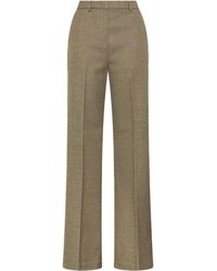 Cruna - High-Waisted Wide-Leg Textured Trousers - Lyst