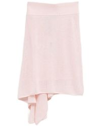 Jacquemus - Textured Knit Asymmetrical Mini Skirt - Lyst