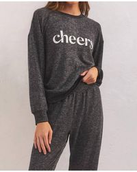 Z Supply - Cheers Relaxed Long Sleeve Top - Lyst