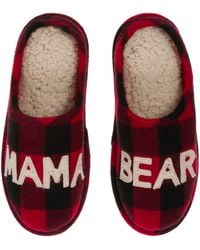 Dearfoams - Buffalo Check Mama Bear Clog - Lyst