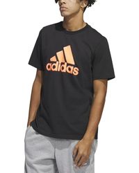 adidas - Knit Cotton Graphic T-shirt - Lyst