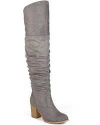 Journee Collection - Collection Wide Width Extra Wide Calf Kaison Boot - Lyst