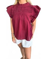 Thml - Flutter Sleeve Top - Lyst