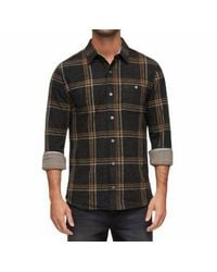 Flag & Anthem - Long Sleeve Hero Knit Flannel Shirt - Lyst