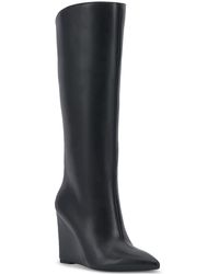 INC - Appile Faux Leather Pointed Toe Knee-high Boots - Lyst
