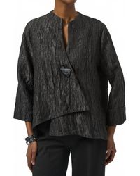 Joseph Ribkoff - Textured Asymmetric Swing Jacket - Lyst