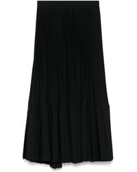 Junya Watanabe - Pleated Midi Skirt - Lyst