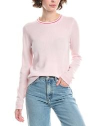 InCashmere - Ringer Cashmere Sweater - Lyst