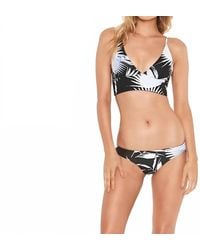 LSPACE - Shadow Palm Emma Bitsy Reversible Bikini Bottom - Lyst