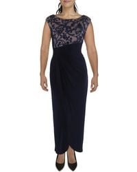 Connected Apparel - Soutache Long Evening Dress - Lyst