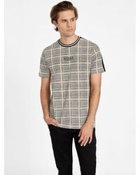 Guess - Manny Plaid Crewneck Tee - Lyst