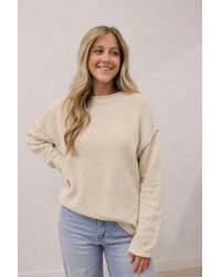 By Together - Karla Oversized Knit Sweater Pullover - Lyst