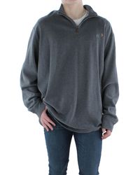 Polo Ralph Lauren - Big & Tall Cotton Pullover 3/4 Zip Pullover - Lyst