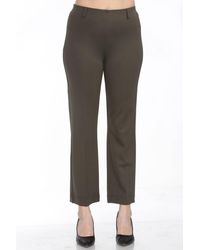 Joseph Ribkoff - High Rise Straight Ankle Trouser - Lyst