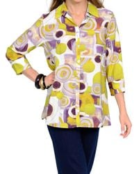 Elior - Valor Button Down Tunic With Pocket Details - Lyst
