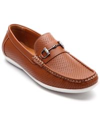 Aston Marc - Faux Leather Slip-on Loafers - Lyst