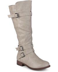 Journee Collection - Collection Wide Calf Bite Boot - Lyst