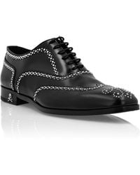 Philipp Plein - Calf Skin Leather Lace Up Shoes - Lyst