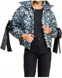 TCEC - Winter Leopard Puffer Jacket - Lyst